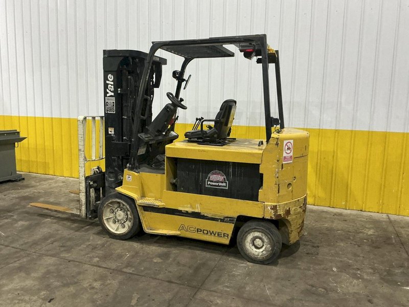 8,000 LB 2008 YALE MODEL #ERC080HHN36RE084 ELECTRIC FORKLIFT: YOBRO #25686