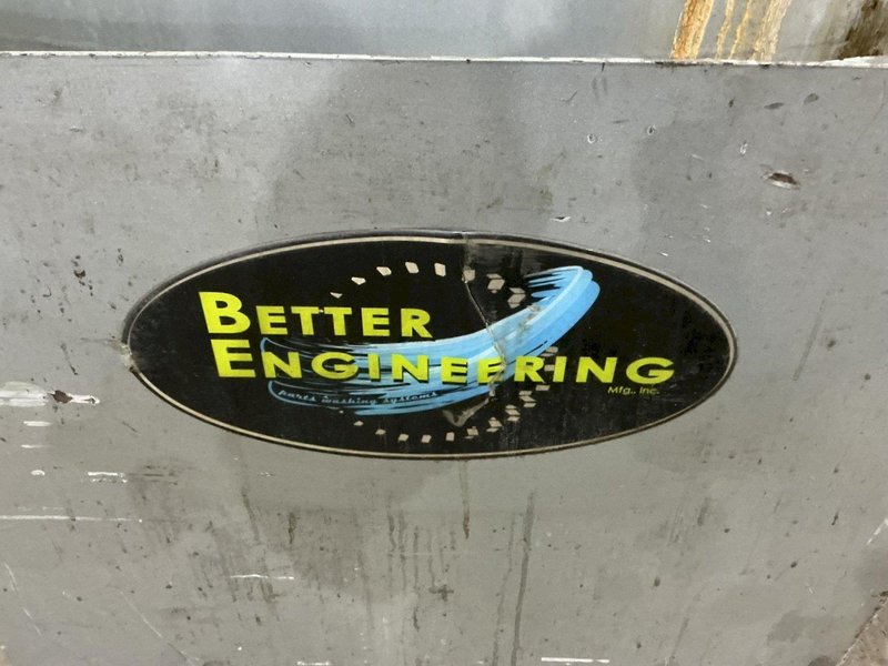 40" X 60" BETTER ENGINEERING MODEL #FRD4000LXP 3-STAGE HEATED PARTS WASHER: YOBRO #25050
