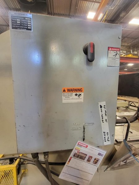 3/8″ X 12′ Accurshear 637512  Hydraulic Shear, Sheet supports, Light Usage, 2014