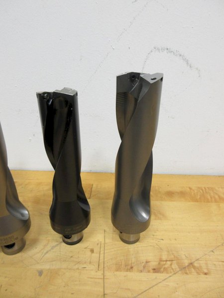 Komet ABS50 KUB Trigon Inserted Drill Bodies (7pcs), Diameters 1.187" - 1.687" ***New Unused***- Auction Item