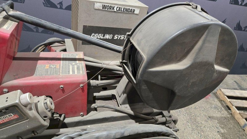 Lincoln Electric PowerWave 455M w/ Controls, Wire Feeder and Cooler USED