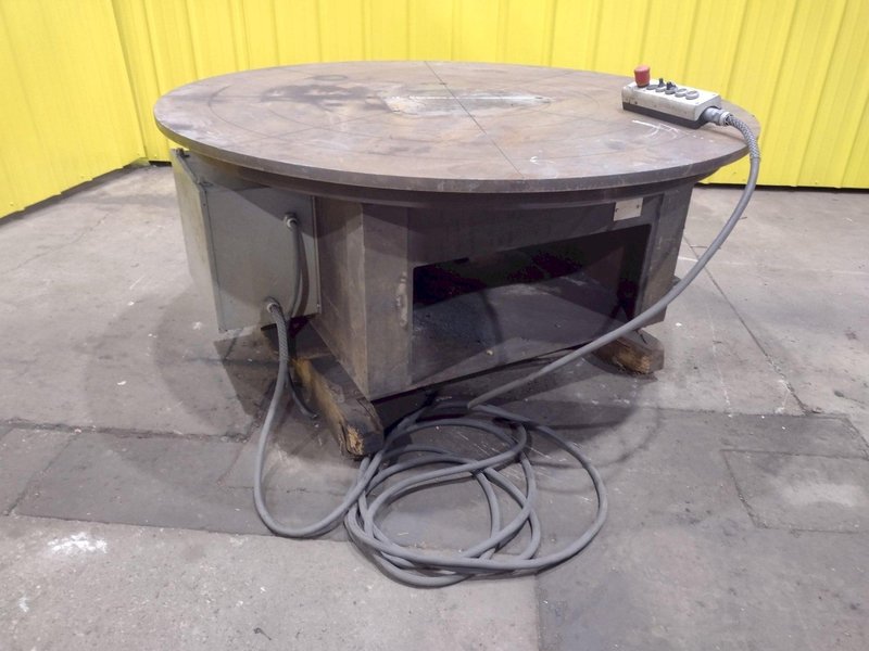 60&quot; ARONSON MODEL B-60 POSITIONER TABLE W/PANDJIRIS GRIPPER, 5&#039; PLATE. STOCK # 0848723
