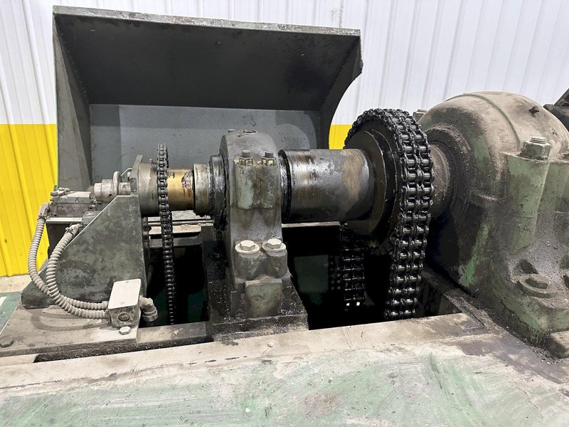 12,000 LB X 50&quot; ROWE MODEL #12050-DSV MOTORIZED COIL REEL UNCOILER &amp; COIL CAR: STOCK #21979