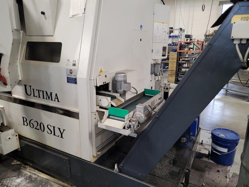 Eurotech Elite B620-SLY Multi-Axis Turning Center, 2020 – Sub-Spindle, Chip Conveyor, Live Tooling