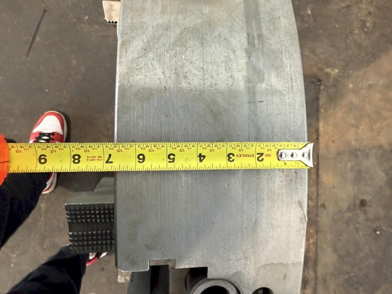 36&quot; 4-JAW (12&quot; THRU HOLE) HOLLOW SPINDLE LATHE CHUCK. STOCK # 1099825