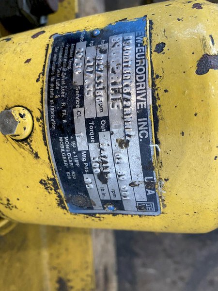 3 TON MUNCK TOP RUNNING TROLLEY HOIST. STOCK # 0314822