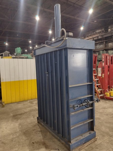 60" x 30" JV CRAM-A-LOT MODEL #60 DOWNSTROKE CARDBOARD VERTICAL BALER: STOCK #23602