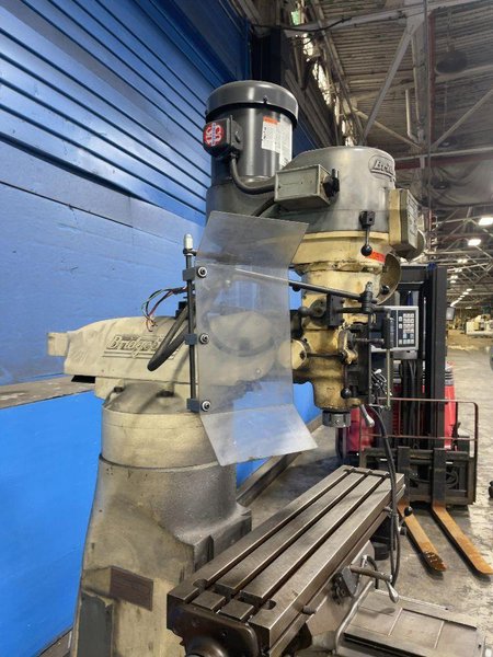 BRIDGEPORT 42” X 9” VERTICAL MILL