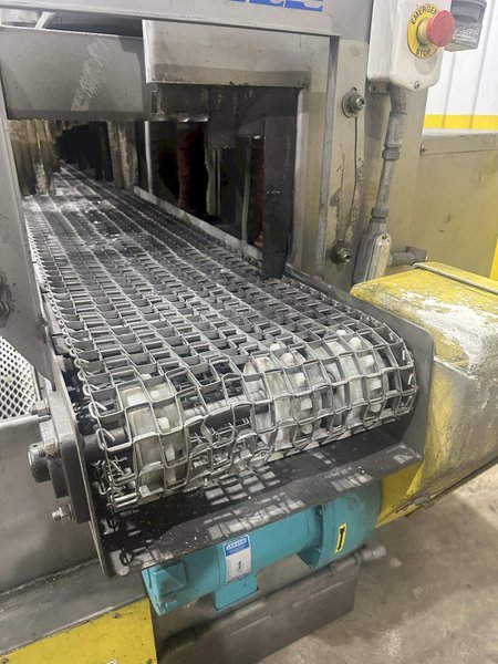 14&quot; W X 10&quot; H 2019 ALLIANCE AQUAMASTER CB-1400E STAINLESS STEEL CONVEYOR BELT 3 STAGE PARTS WASHER: STOCK #23104