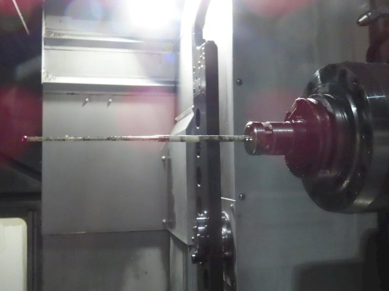 Haas EC-1600 CNC Horizontal Machining Center with Integrated 4th axis Rotary Table, 5th Axis Drive, Probing, and Thru-Spindle Coolant