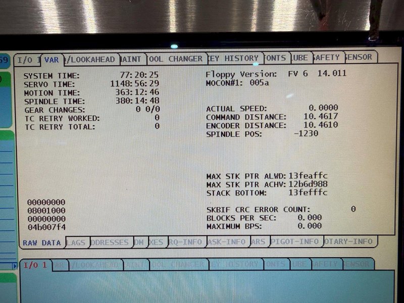 2013 HAAS MODEL #VF5 CNC VERTICAL MACHINING CENTER: YOBRO #24379