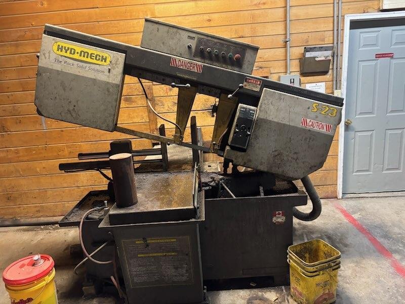 16" X 18" HYD-MECH MODEL #S23 SWIVEL HEAD S-23H HORIZONTAL BAND SAW: YOBRO #24549