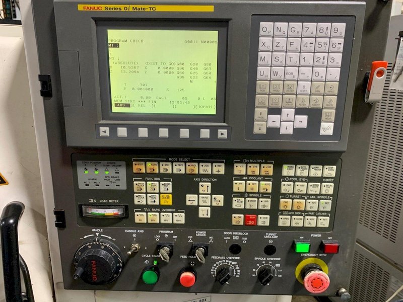 2007 DMC 6TL 2 AXIS CNC LATHE w/Fanuc Control, Tailstock, 6&quot; Chuck