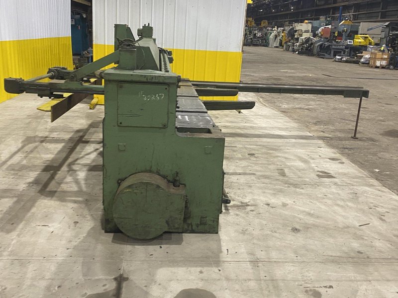 10' X 1/4" WYSONG MODEL #1025 MECHANICAL POWER SQUARING SHEAR: STOCK #20267