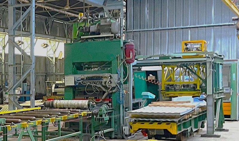 Pinchart Deny punching press + Lisse CBC 1250 x 8 mm