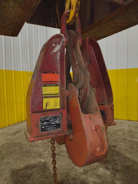 25 TON (50,000 LBS) CLAMP-CO MODEL #NS25 BEAM LIFTING CLAMP: YOBRO #24843