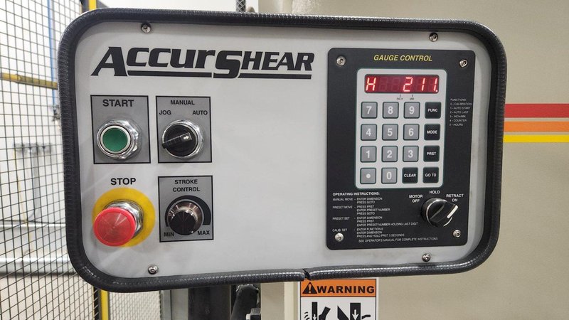 1/2″ x 10′ Accurshear 650010 Hydraulic Shear, 2022