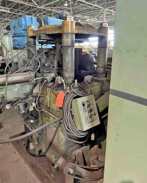 60–TON TISHKEN CUTOFF PRESS. STOCK # 1007125