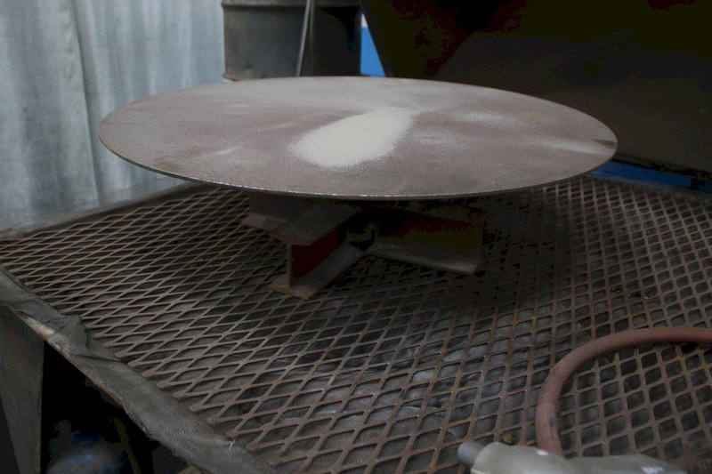 ETM PLASTICS INC PNEUMATIC SAND BLAST CABINET: STOCK #76495