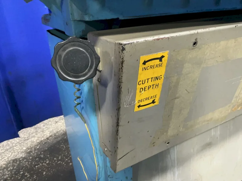 UNITED SHOE MACHINERY CORPORATION 19.5”X40” TABLE CLICKER PRESS  -  HCM-B