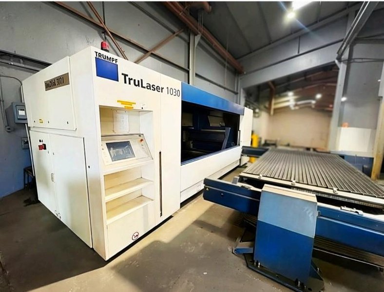 3000 Watt Trumpf TruLaser1030 Fiber Laser, 2013 – 5′ x 10′ Table