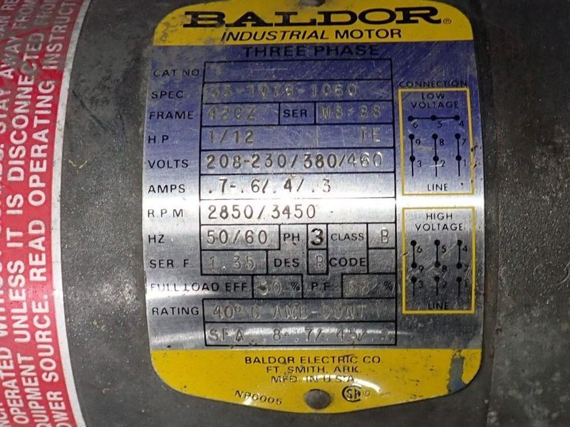 GENERAL ELECTRIC 20 HP DC MOTOR