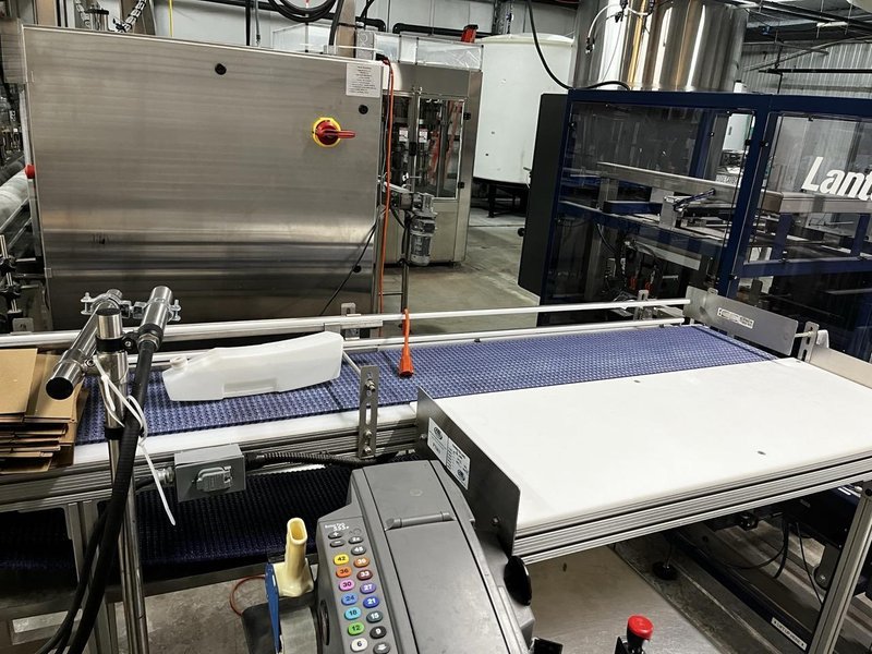 Norland International Complete line with (2) GlassPak66 Monoblock Systems (16oz and 25 Oz)  for Glass or Aluminum with Fluid Solutions 3 Head ROPP Capper, 2020: