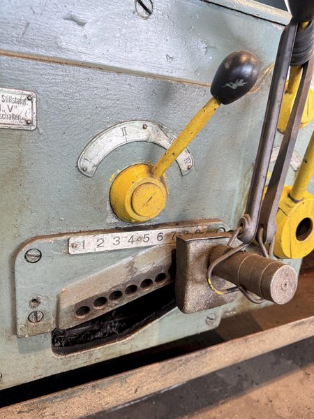 36" X 168" NILES N6/4000 HEAVY DUTY ENGINE LATHE. STOCK #1215225