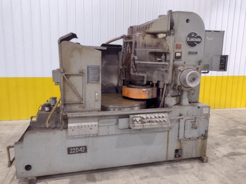 42" X 50 HP BLANCHARD MODEL #22-D-42 ROTARY SURFACE GRINDER: STOCK 13615