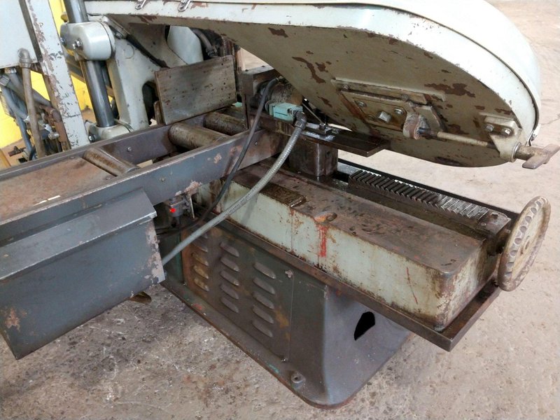 12" X 14" WELLSAW MODEL #1270 HORIZONTAL AUTOMATIC FEED DUAL POST BAND SAW: STOCK 12712