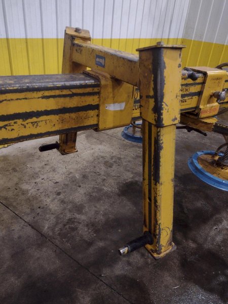 5,000 LBS ANVER MODEL #E500M10-200-5/44 VACUUM SHEET LIFTER:YOBRO #25016