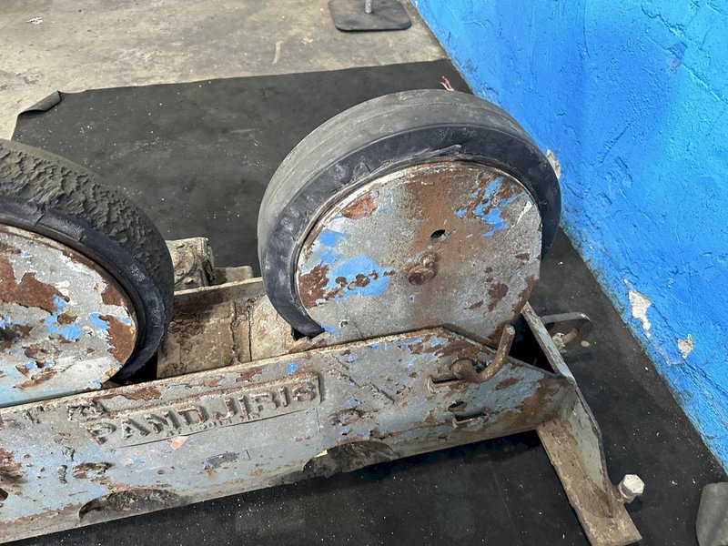 1 SET OF 15 TON PANDJIRIS MULE TANK TURNING ROLLS: STOCK #76759