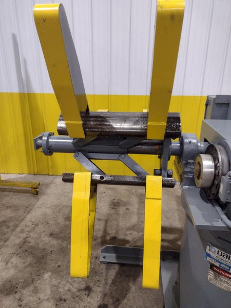 6,000 LBS X 18&quot; DALLAS MODEL #DDCR-1860 PULL OFF DOUBLE END COIL REEL UNCOILER: STOCK #22331