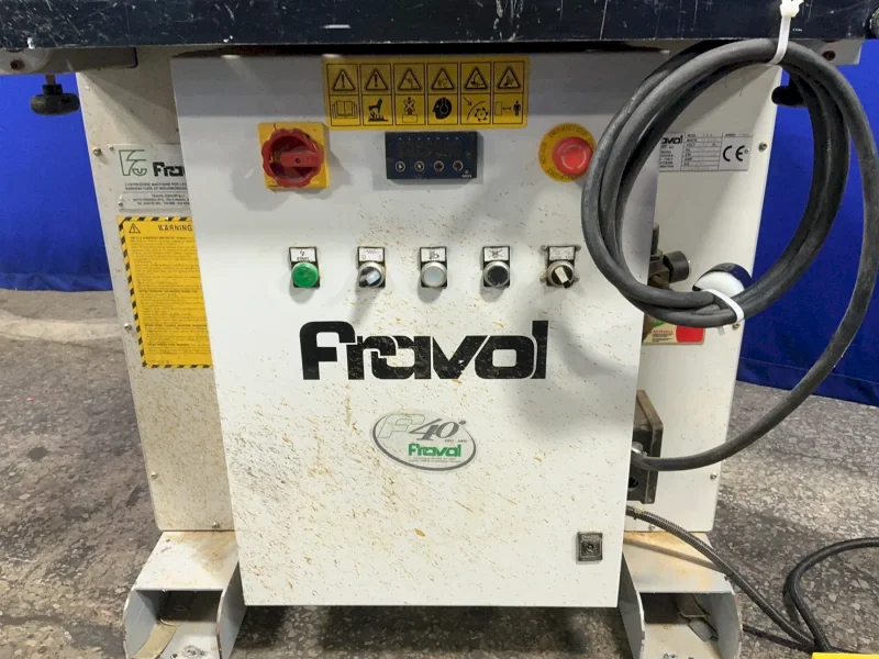 FRAVOL 2.7 KW, 36”X34” TABLE SEMI-AUTOMATIC CONTOUR EDGEBANDER  -  VSB