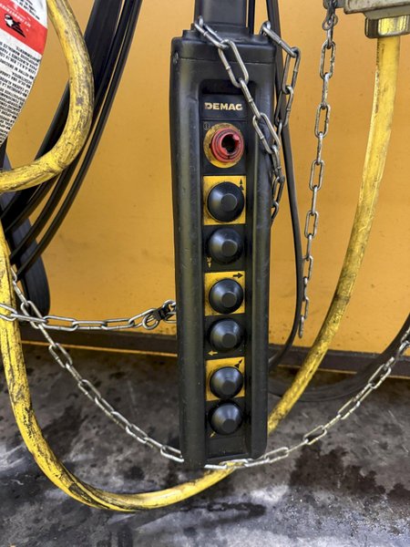 10 TON X 50' DEMAG DOUBLE GIRDER BRIDGE CRANE, NEW 1998: YOBRO #24519