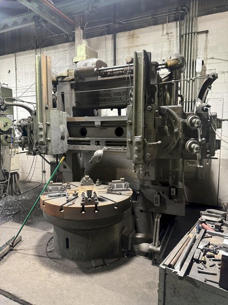 KING VERTICAL TURRET LATHE. STOCK # 0546326