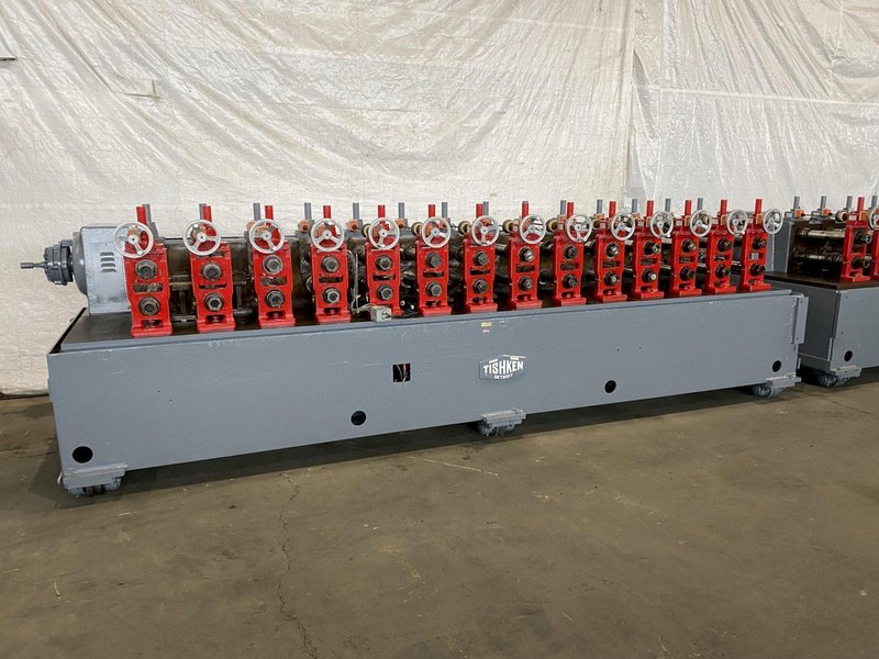 22/24 STAND X 3.5&quot; X 21&quot; TISHKEN MODEL #24HW-S-3-1/2 ROLLFORMER, NEW 1999. STOCK #0950821