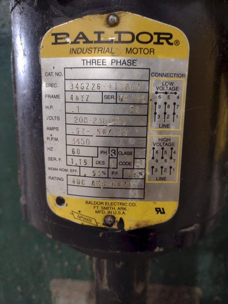 (2) 3 HP DRILL UNIT MODEL #H-150H HORIZONTAL HYDRAULIC DRILLING HEADS MACHINE: STOCK #20670