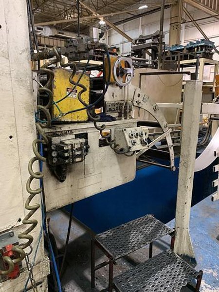 30,000 LB X 48" X .160" PERFECTO SERVO FEEDLINE. STOCK # 0955820