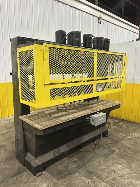 8 SPINDLE X 24&quot; X 86&quot; CEMCO MULTI-HEAD GANG DRILL &amp; BORING MACHINE: STOCK #22927