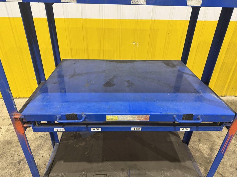 (4) 1,000 LB CAPACITY DIE RACKS W/ SLIDING SHELVES: YOBRO #24478