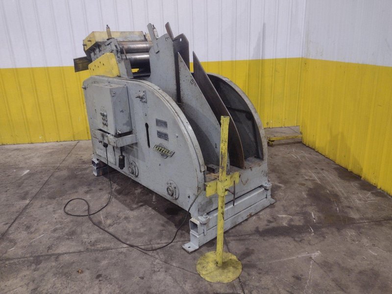 4,000 LB X 18" LITTELL CC40 COIL CRADLE STRAIGHTENER. STOCK # 0218926