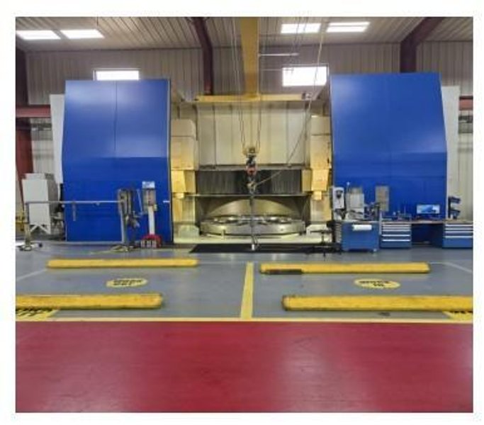 (2009) 118&quot; GIDDINGS &amp; LEWIS VTC 3000 VERTICAL BORING MILL. STOCK # 0667325