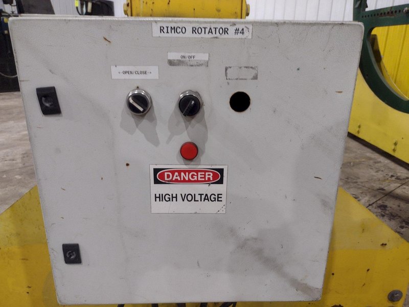 11,600 LBS RIMCO MODEL #R5-2450 ROTATOR POWERED I-BEAM ROLLOVER / ROTATOR MACHINE: STOCK #23597