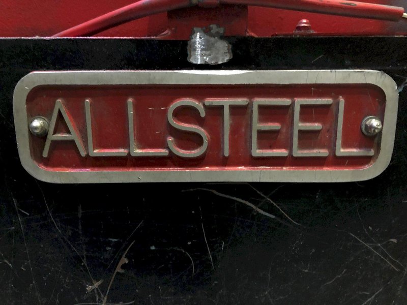 10&#039; X 10 GAUGE ALLSTEEL METAL HYDRAULIC POWER SQUARING SHEAR: STOCK #18315