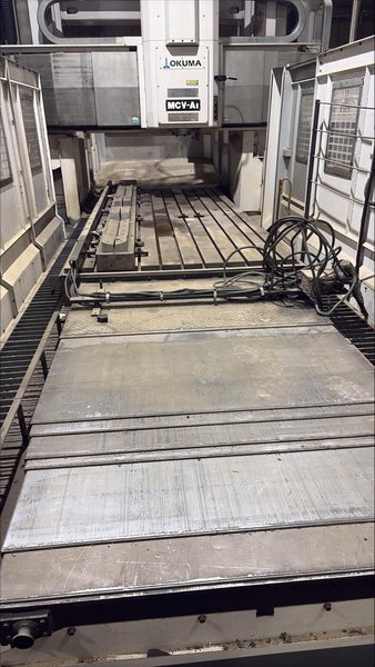 Okuma MCV-AII Vertical Mill CNC Double Column Machining Center, 2007 – Never Put In Production, No Hours!