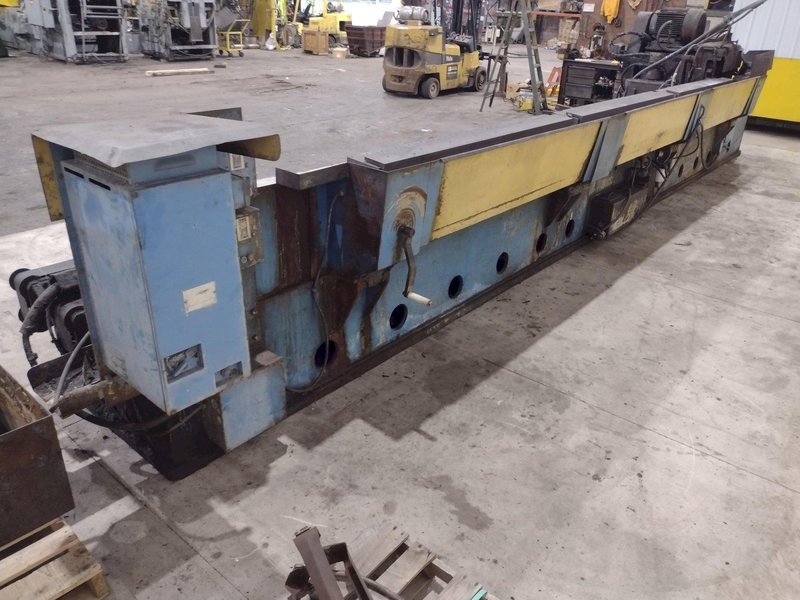 20' (240") X 8" HANCHETT MODEL #AK-240 AUTOMATIC TRAVELING HEAD KNIFE &amp; BLADE GRINDER / SHARPENER: STOCK #21143