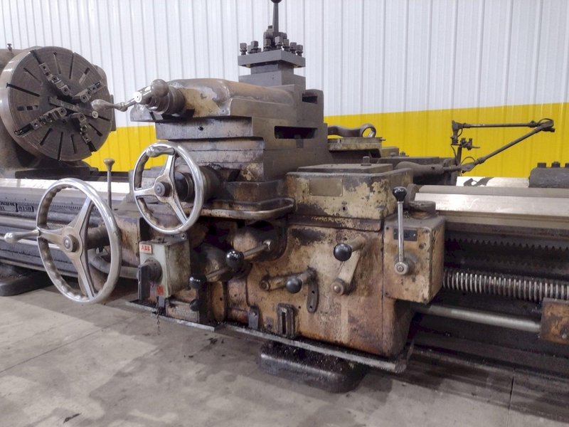 40&quot; X 252&quot; (21&#039;) AMERICAN PACEMAKER ENGINE LATHE, 2.75&quot; HOLE: STOCK #20836