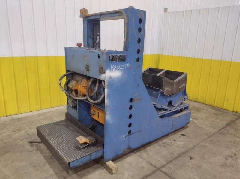20,000 LB X 48" DELTEC HYDRAULIC SELF CONTAINED COIL CAR W/ELEVATION. STOCK # 0537126