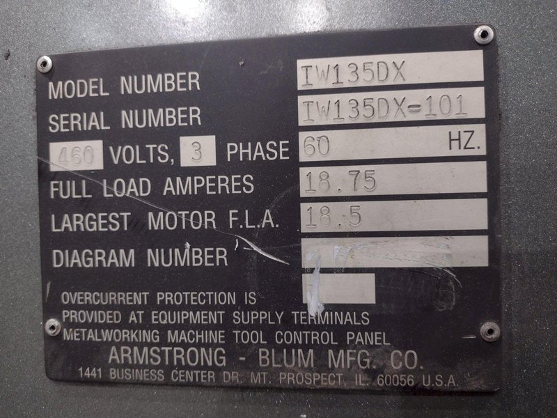 135 TON SPARTAN MODEL #IW135DX HYDRAULIC IRONWORKER: YOBRO #24716